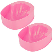 2017 2pcs Nail Art Soak Manicure Hand Spa Grooves Shape Remover Manicure Polish Washing Bowl Tools Soaker Caps
