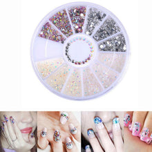 2017 3D Acrylic Nail Art Tips Decals Flat Back Glitter Rhinestones Nail sticker Pearls Beads Nail art decorations Maquiagem