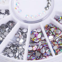 2017 3D Acrylic Nail Art Tips Decals Flat Back Glitter Rhinestones Nail sticker Pearls Beads Nail art decorations Maquiagem