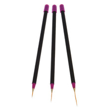 2017 3pcs Nail Pens Hot sale women Plastic Nail Liner brushes DIY Nail Art Tips Tools Polish Pen Nail art decorations Maquiagem