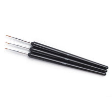 2017 3pcs Professional Nail Painting Flower Hook Line Carved Painted Flowers Pen Gel Polish Art Set Dotting Tools