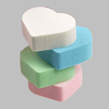 2017 4PCS Professional Beauty Flawless Makeup sponge Foundation Powder Brush Puff Heart-shaped Sponges