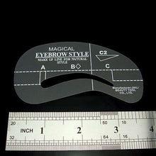 2017 4Pcs Eyebrow Shaping Stencil Set Grooming Tools Drawing Card for Dashing Eyebrows C1-C4