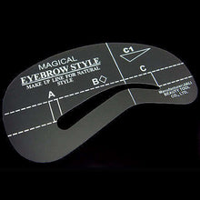 2017 4Pcs Eyebrow Shaping Stencil Set Grooming Tools Drawing Card for Dashing Eyebrows C1-C4