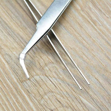 2017 4pcs/ Set Nails Art Stainless Steel Tweezer Nail Art Curved Straight Tools Forceps Cutting Pliers Pincers Sets