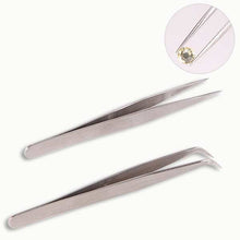 2017 4pcs/ Set Nails Art Stainless Steel Tweezer Nail Art Curved Straight Tools Forceps Cutting Pliers Pincers Sets