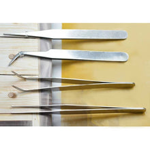 2017 4pcs/ Set Nails Art Stainless Steel Tweezer Nail Art Curved Straight Tools Forceps Cutting Pliers Pincers Sets