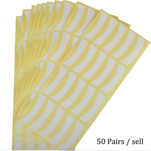 2017 50 Pair Paper Patches Eyelash Under Eye Pads Lash Eyelash Extension Paper Patches Eye Tips Sticker Wraps