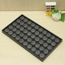 2017 50 Pots Nail Art Manicure Empty Glitter Dust Powder Jewelry Display Box Cases Decorations Storage Plate Tool