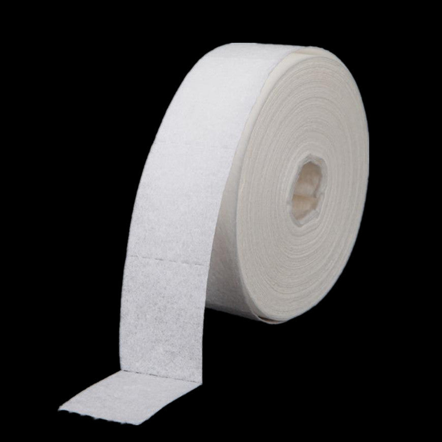 2017 500pcs/Roll Nail Wipes Cotton fabric Pad Acrylic UV Gel Nail Polish Remover Wipes Nail art Maquiagem White