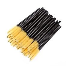 2017 50PCS Disposable Eyelash Brush Mascara Wands Eye lashes natural Cosmetic Makeup Brushes Eyelashes Extension Lashes