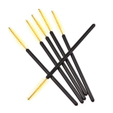 2017 50PCS Disposable Eyelash Brush Mascara Wands Eye lashes natural Cosmetic Makeup Brushes Eyelashes Extension Lashes