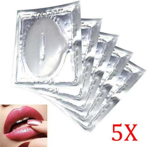 2017 5PCS Collagen Lip Masks Anti Moisturise Face Plumper Gel Fuller Lips