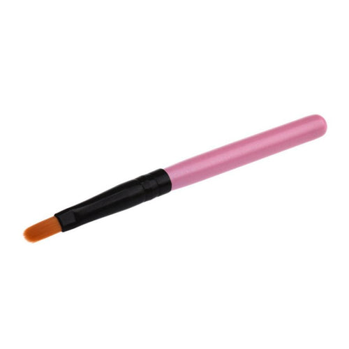 2017 5PCS Makeup brushes Synthetic hair Cosmetic Foundation Blush Lip brush for Lip gross Lipstick Pinceis de maquiagem Pink