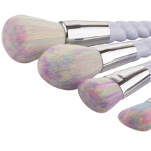 2017 5PCS Professional Makeup brushes Foundation Eyebrow Eyeliner Blush Cosmetic Concealer brush Pinceis de maquiagem Sliver