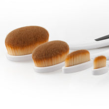 2017 5Pcs/Set Elite Oval Cream Puff Toothbrush Makeup Powder Foundation Facial Lip Eyeshadow Brushes Kits 2017
