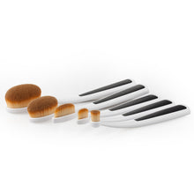 2017 5Pcs/Set Elite Oval Cream Puff Toothbrush Makeup Powder Foundation Facial Lip Eyeshadow Brushes Kits 2017