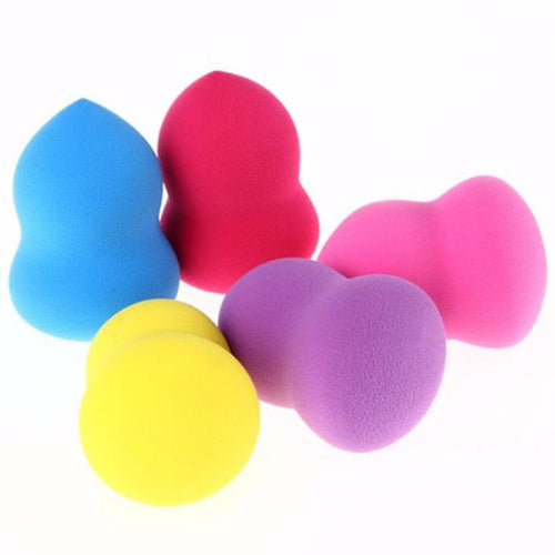 2017 5pcs Professional Beauty Flawless Makeup sponge Blending Powder Foundation Puff Multi Shape Sponges Pincel maquiagem