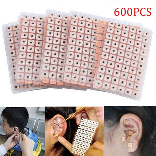 2017 600pcs/3000pcs Acupuncture Needle Ear Seeds Massage Paste Ears Stickers Auricular Vaccaria Press Seed