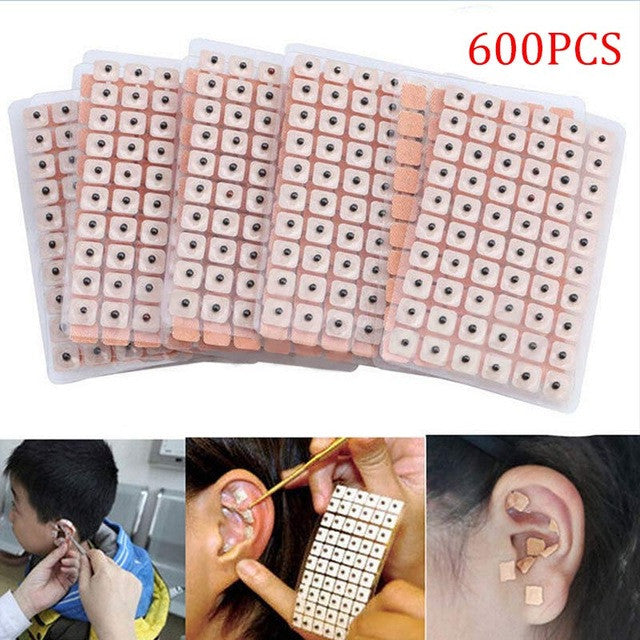 2017 600pcs/3000pcs Acupuncture Needle Ear Seeds Massage Paste Ears Stickers Auricular Vaccaria Press Seed