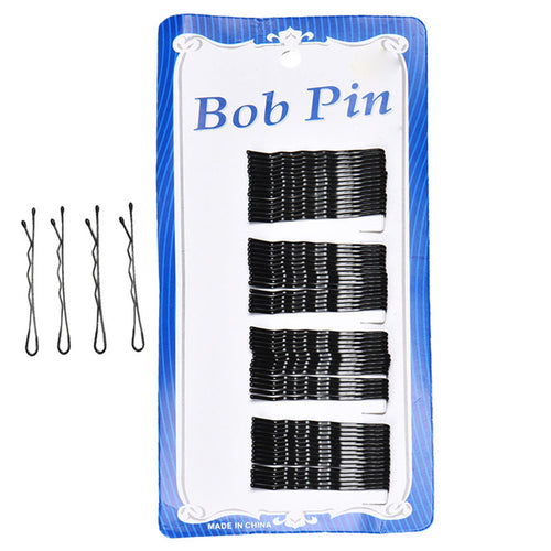 2017 60pcs/Set 4cm Wavy Hair Clips for Women Girls Hair pins and clips Alloy Black