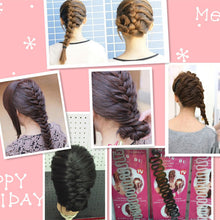 2017 6Colors Fashion Hair Braiding Braider Tool Roller With Magic Hair Twist Styling Bun Maker 88