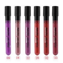2017 6PCS Matte Lip gloss Lipstick Beauty Velvet Waterproof Super Long lasting lipsticks Not Fade Brillo de labios Maquiagem