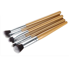 2017 6PCS Powder Foundation Eyeshadow Eyeliner Cosmetic brush Beauty Professional Makeup brushes Sets Pinceis de maquiagem