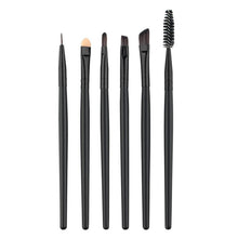 2017 6Pcs Cosmetics Eyebrow Eyeshadow Powder Foundation brush Beauty Maquiagem Professional Makeup brushes set Makeup tools