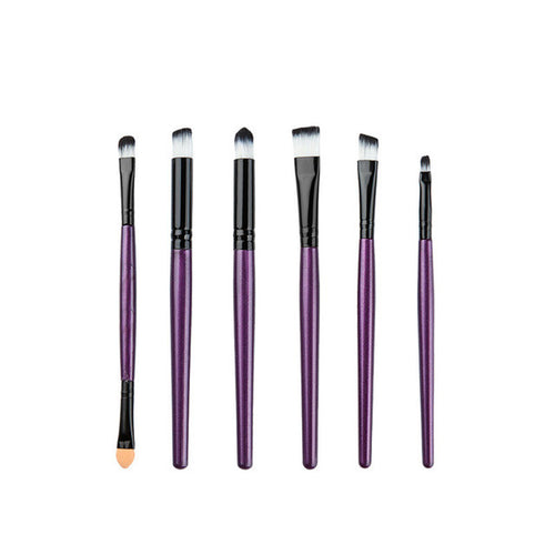 2017 6Pcs Professional Makeup Brush Sets Cosmetic Foundation Eyeshadow Eyeliner Lip Brushes Tool