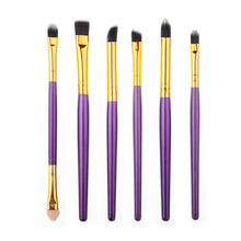 2017 6Pcs Professional Makeup Brush Sets Cosmetic Foundation Eyeshadow Eyeliner Lip Brushes Tool