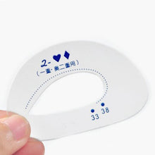 2017 6pcs Eyebrow Stencils Eyeshadow Models Card Auxiliary Tools Tracing Card Eye Shadow Drawing Eye Makeup Tools 2017
