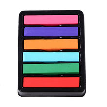 2017 6pcs Hair Chalk DIY Easy Temporary Salon Colors Hair Chalk Dye Soft Hair Pastels Kit Hair Beauty Care