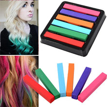 2017 6pcs Hair Chalk DIY Easy Temporary Salon Colors Hair Chalk Dye Soft Hair Pastels Kit Hair Beauty Care