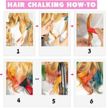2017 6pcs Hair Chalk DIY Easy Temporary Salon Colors Hair Chalk Dye Soft Hair Pastels Kit Hair Beauty Care