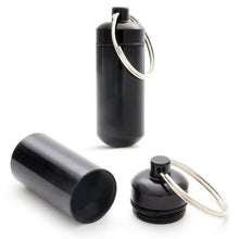 2017 6pcs Waterproof Mini Pill Box Case Medicine Bottle Holder Container Pill Keychain Key Chain Organizer Case (Random Color )