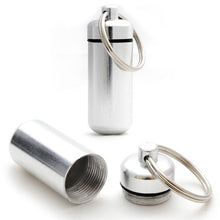 2017 6pcs Waterproof Mini Pill Box Case Medicine Bottle Holder Container Pill Keychain Key Chain Organizer Case (Random Color )