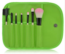 2017 7PCS Makeup brushes Professional Cosmetic tools Beauty Powder Foundation Eyeshadow brush and Make up bag Pincel maquiagem