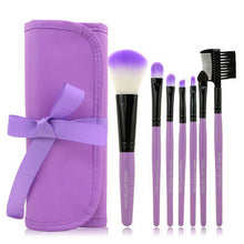 2017 7PCS Makeup brushes Professional Cosmetic tools Beauty Powder Foundation Eyeshadow brush and Make up bag Pincel maquiagem