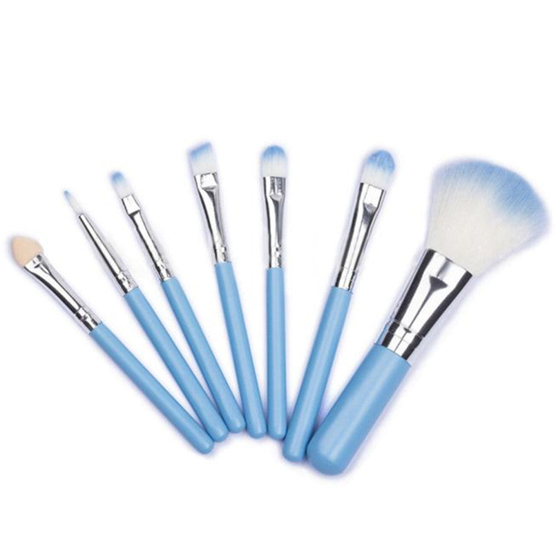 2017 7PCS Professional Makeup brushes set Concealer Powder Foundation Eyeshadow Eyeliner Lip Cosmetic brush Pinceis de maquiagem