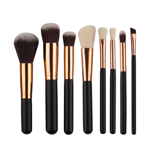 2017 8PCS Cosmetic Eyebrow Eyeshadow Brush Makeup tools Soft Face Powder Foundation Professional Makeup brushes Pincel maquiagem