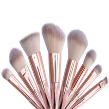 2017 8PCS Make up tools Powder Foundation Eyebrow Eyeliner Eyeshadow Blush Cosmetic Concealer Makeup brushes Pincel maquiagem