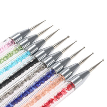 2017 8pcs Nail art Dotting Paint Pen Rhinestone Strap for Nail Salon Decorating Nails Salon Manicure DIY Makeup tools Maquiagem