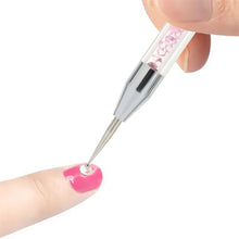2017 8pcs Nail art Dotting Paint Pen Rhinestone Strap for Nail Salon Decorating Nails Salon Manicure DIY Makeup tools Maquiagem