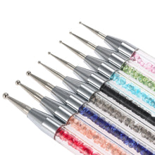 2017 8pcs Nail art Dotting Paint Pen Rhinestone Strap for Nail Salon Decorating Nails Salon Manicure DIY Makeup tools Maquiagem