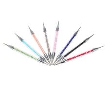 2017 8pcs Nail art Dotting Paint Pen Rhinestone Strap for Nail Salon Decorating Nails Salon Manicure DIY Makeup tools Maquiagem