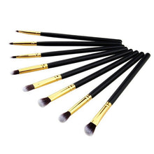 2017 8pcs Professional Makeup brushes Blending Eyeshadow Eyeliner Smoked Bloom Powder Foundation Cosmetic brush Pincel maquiagem