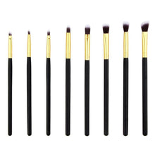 2017 8pcs Professional Makeup brushes Blending Eyeshadow Eyeliner Smoked Bloom Powder Foundation Cosmetic brush Pincel maquiagem