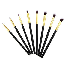 2017 8pcs Professional Makeup brushes Blending Eyeshadow Eyeliner Smoked Bloom Powder Foundation Cosmetic brush Pincel maquiagem