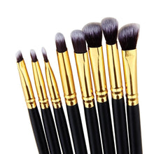 2017 8pcs Professional Makeup brushes Blending Eyeshadow Eyeliner Smoked Bloom Powder Foundation Cosmetic brush Pincel maquiagem